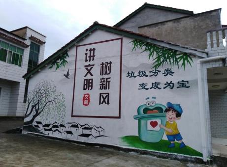 荔浦墙绘是现在流行的墙体广告
