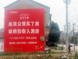 荔浦墙体广告在乡镇、农村市场的媒体优势