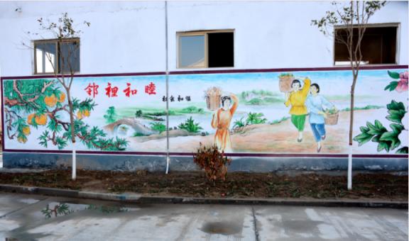 荔浦乡镇文化墙 乡风文明焕发新活力